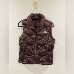 The North Face Women’s 550 Down Quilted Vest Espresso Brown, XS